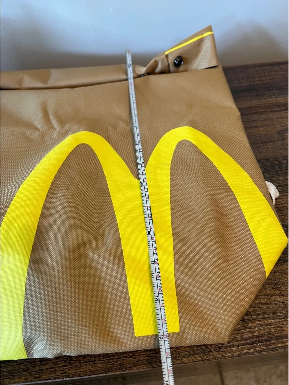 New McDonald’s Tan and yellow unisex canvas Backpack